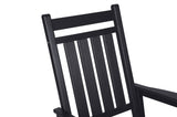 Oversized Rocking Chair with Wood-Texture, Outdoor Rocking Chair for Adults, All Weather Resistant W2103P277201