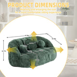 COOLMORE Bean Bag sofa Lazy Sofa Durable Comfort Lounger High Back Bean Bag Chair Couch for Adults W395P199622