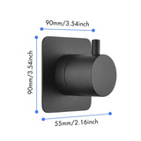 3/4" Cast Metal Volume Control Valve -2Piece Extra High Flow Master Shower Volume Control Adjustable W1272115409