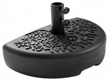 Refillable Half-Round Patio Umbrella Base, 55 LBS Mixed Fill Capacity for Secure Stability 93660627