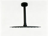 12" Matte Black Bathroom Luxury shower head,High Pressure Rain Shower Head, Ultra-Thin Showerhead 04002343
