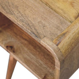 Artisan Furniture Mini Curved Open Bedside B182P202521