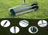 Heavy Duty Rolling Lawn Aerator,Rolling Lawn Aerator, Rotary Push Tine Spike Soil Lawn Aerator 06066024