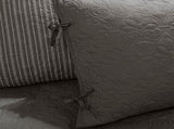 6 Piece Reversible Daybed Cover Set Dark Grey Daybed B03597552