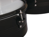 Percussion 13" & 14" Timbales Drum Set with Stand and Cowbell Black 80488868