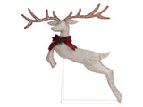 5FT Lighted Jumping Reindeer Christmas Decorations, Pre-lit Holiday Decor with 100 Warm White LED 05571004