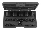 19 PC External Plus Socket Set 6 Point EP Socket EP4, EP5, EP6, EP7, EP8, EP10 15863471