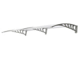 HT-200 x 100 Household Application Door Window Rain Cover Eaves Canopy Silver 52463595