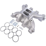Dual Plane Carbureted Mid-Rise Intake Manifold Fits for Chevy Corvette LS1/LS2/LS6 5.7 6.0L Cadillac 91494200