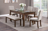 Dark Cherry Finish Dining with 4 Drawers 1pc Transitional Style Wooden Funiture Dining Kitchen B011P170629