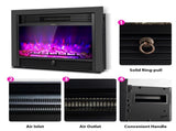 28.5" Electric Fireplace - 3 Flame Colors 5 Brightness Modes, 750W/1500W Heater with Remote 64076109