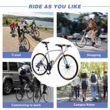 24 Speed Hybrid bike Disc Brake 700C Road Bike For men women's City Bicycle 38433041