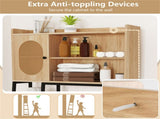 35 x 11.5 x 55 Over The Toilet Storage Cabinet 27869738