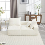 UNITED WE WIN Memory Foam 2-Seater Couch, No Installation & Easy to Transport, Deep Seat Modern Sofa W1568P222611