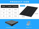 XISHAN 4'X300' Black HDPE 90 Gram Weed Barrier Fabric 37846187