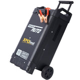 ZNTS 12V & 24V Wheeled Battery Charger Fully Automotive Battery Maintainer Jump Starter Dial Display W465P147925