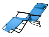 Folding Chaise Lounge Chair for Outdoor, 2-in-1 Portable Tanning Chair with 63716847