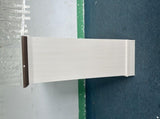 20 Gallon Tilt Out Trash Cabinet Freestanding Trash Bin Cabinet Wood Garbage Recycling Cabinet with W808P379486