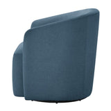 Ardena Blue Swivel Barrel Chair B050P322593