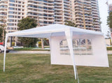 3 x 3m Four Sides Portable Home Use Waterproof Tent with Spiral Tubes White 51280911