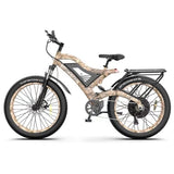 ZNTS AOSTIRMOTOR S18-1500W 26" 1500W Electric Bike Fat Tire 48V 15AH Removable Lithium Battery Mountain