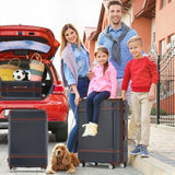 Hardshell Luggage Sets 3 Pieces 20"28" Luggages and Cosmetic Case Spinner Suitcase with TSA Lock N732P171585B
