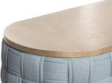 Saree Light Teal Chenille Coffee Table B2726P457129