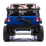 ZNTS 24V Two-Seater Kids Ride On Truck Car W/Parents Control,200w*2,Seat width 20.28in,Four-wheel W1396P230268