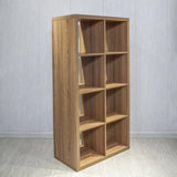 ZNTS 8-Cube Organizer Storage with Opened Back Shelves,2 X 4 Cube Bookcase Book Shleves for Home, Office 88496924