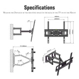 ZNTS 26-55 Inch Double Pendulum Large Base TV Stand TMDS-105 Bearing 40Kg/Vese400*400/Upper And Lower-10~ 98487442