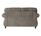 Leinster Faux Leather Upholstered Nailhead Loveseat T2574P196950