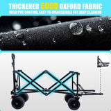 Foldable Wagon with Extended Tailgate, Waterproof Dustproof UV Resistant Wagon Rain Covers, Heavy W321P269239