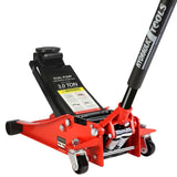 ZNTS Hydraulic Low Profile and Steel Racing Floor Jack with Dual Piston Quick Lift Pump,3 Ton 09528652