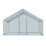 13 x 10 ft Large Metal Chicken Coop, Walk-in Poultry Cage Chicken Hen Run House with Waterproof 97780413