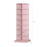 ZNTS new 360 pink rotating shoe cabinet with 7 layers can accommodate up to 28 Paris shoes W1320P156772