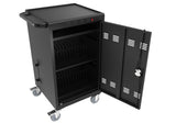 Mobile Charging Cart and Cabinet for Tablets Laptops 35-Device W110241878