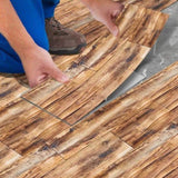 40 Pcs Wood Graining Peel & Paste Tilesing Detachable Self-Adhesive Wear Resistant 44350329