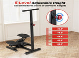 Multi-Functional Exercise Stepper - StepTwist Design, 300lbs Capacity, Non-Slip PedalsStable Metal 55977092