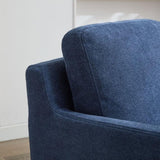 29.92'' Swivel Accent Chair, Upholstered Skirted Swivel Chair with Removable Back Cushion, 360 W3188P282084