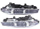 2PCS Front Left & Right HID/Xenon Headlights with AFS Fit for 2014-2018 BMW X5 F15 F85 63117317109 78076018