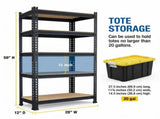 Shelves Metal 5 Tier Shelving Heavy Duty 28"W x 12"D x 59"H Adjustable Shelving Unit for 24308505