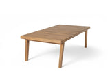 69" Acacia Wood Outdoor Dining Table with Slatted Top, 300 lbs Weight Capacity, Ideal for Patio & N779P234500B