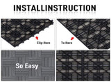 11 pcs /set Outdoor Flooring Patio Tiles 12x 12 92623269