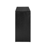 Mirod Elegant Console Table,Fireplace Design,Simple and Functional with High-Quality Wood Veneer Top N760P253329B