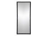 23" x 72" Full Length Mirror with Metal Beaded Frame, Rectangular Oversized Mirror for Living Room W2078135197