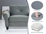 Couch Comfortable Sectional Couches and Sofas for Living Room Bedroom Office Small Space W2121P307538