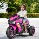 12V Kids Ride on Motorcycle, Electric Kids Motorcycle, Battery Powered Motorcycle for 3-4Years Old, W3380P310000