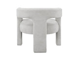 Modern Luxury Dining Furniture Elegant Side Chairs Set of 2 Light Gray Soft Boucle Fabric Plush B011P355864