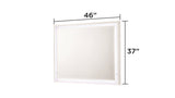 Manhattan Mirror Lacquer Frame with Integrated LED Lighting for a Sleek, Modern Look G150108683