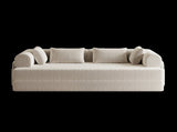 78.7-Inch Convertible Sleeper Sofa Bed with Cylindrical Pillow, Chenille Folding Mattress Couch with W834P380494